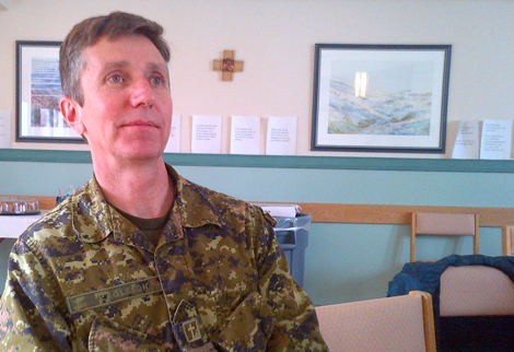  Military Chaplain Glen Eagleson, Canadian Forces Station, St. John’s