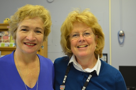 (r-l): Dr. Pauline Duke and Barbara at the Refugee Clinic, MUN Family Practice Unit